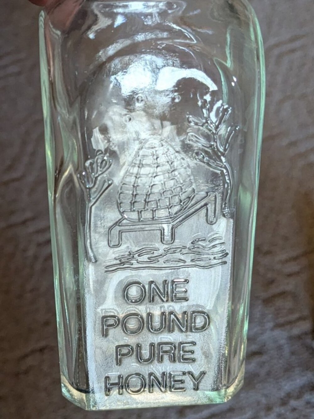 Glass Honey Bottle with Cork